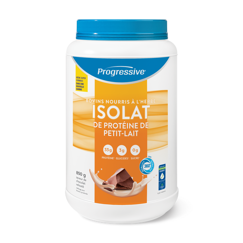 Isolat De Protéine De Lactosérum (Whey) 90% Pure Sans Saveur - 454g - Green Labs