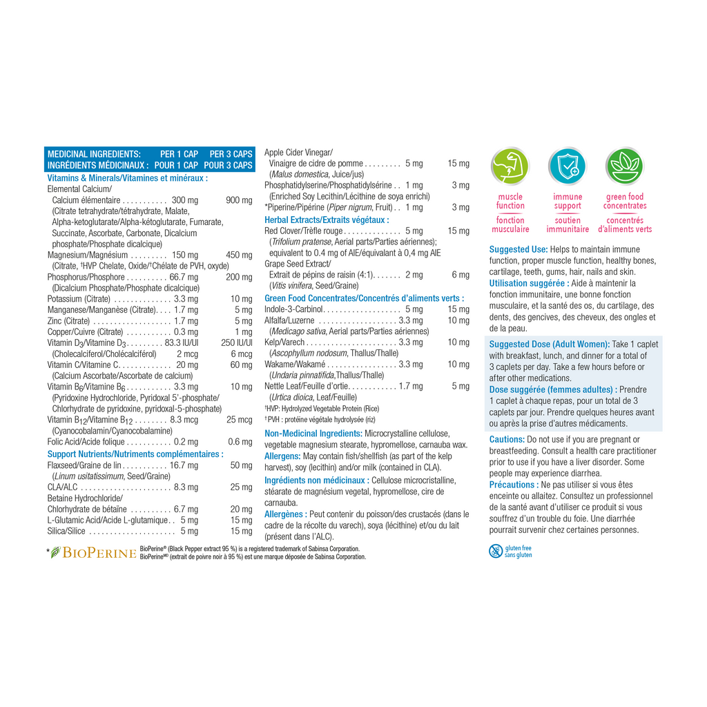 31001375 Progressive Complete Calcium For Adult Women 50+ PV3205_NFP