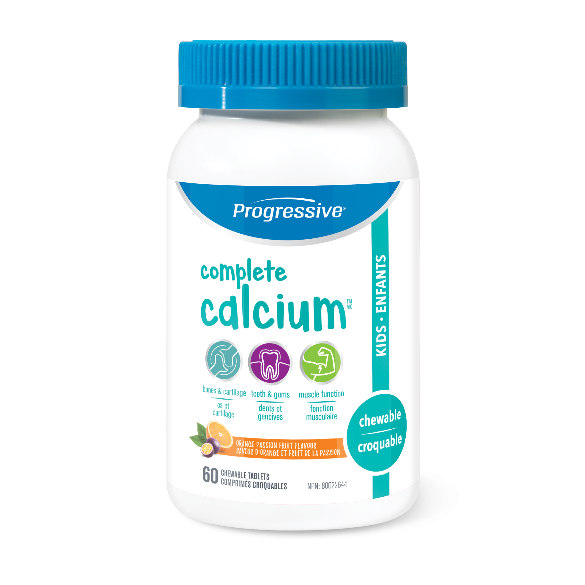 31001405 Progressive Complete Calcium For Kids Orange Flavour 120 Chewables PV3402_MAIN