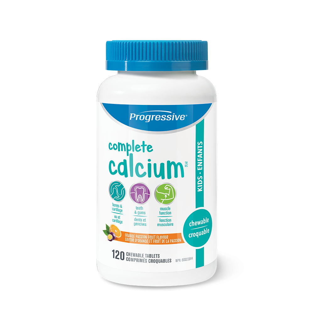 31001956 Progressive Complete Calcium For Kids Orange Flavour 120 Chewables PV3403_MAIN