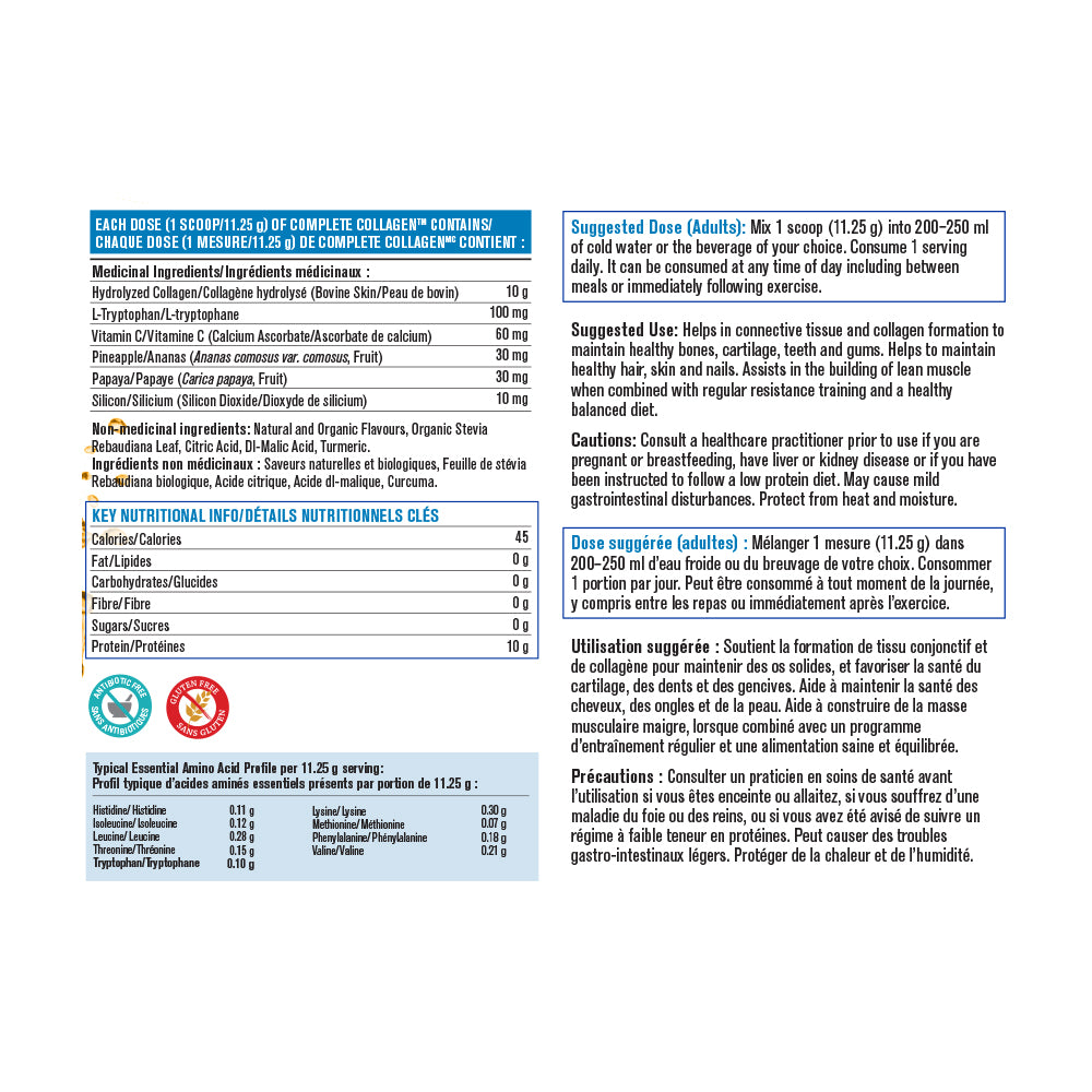 31001482 Progressive Complete Collagen 10 g PV3421_Progressive Complete Collagen Citrus Twist 500g_NP
