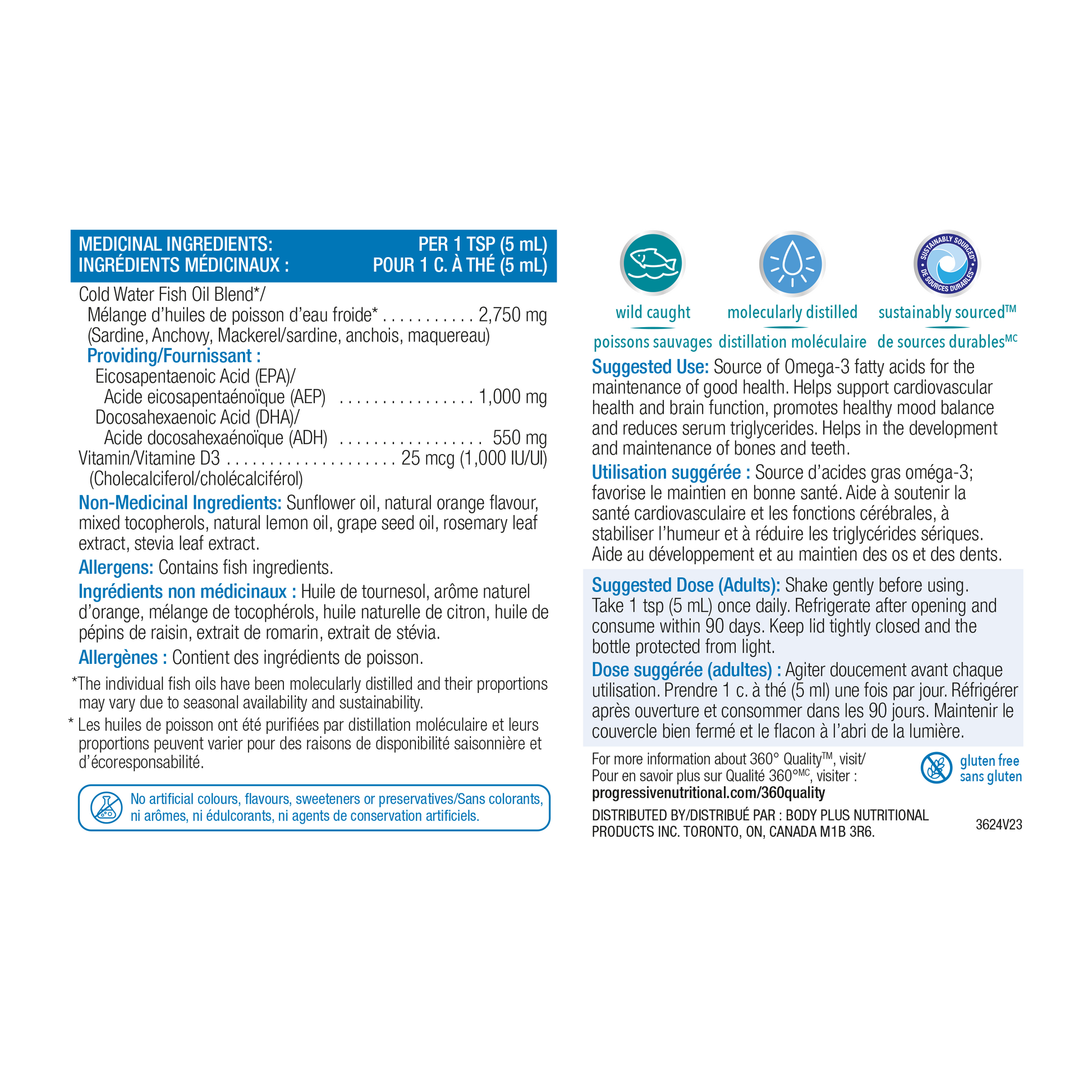 31001414 Progressive OmegEssential + D - Liquid PV3624_NFP