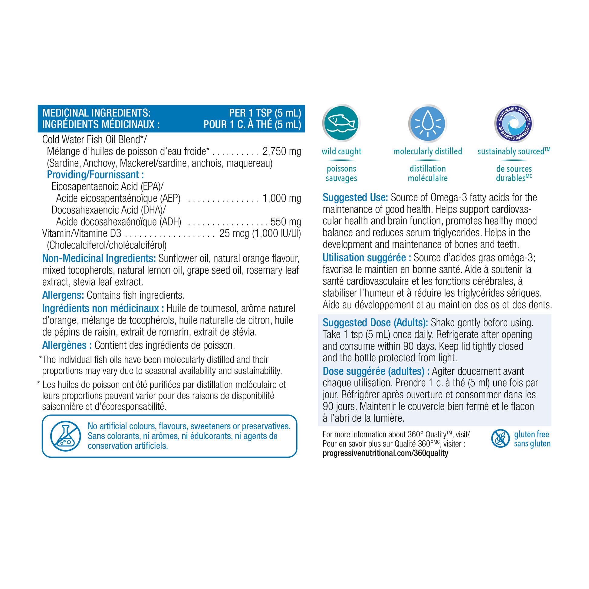 31001415 Progressive OmegEssential + D - Liquid PV3625_NFP