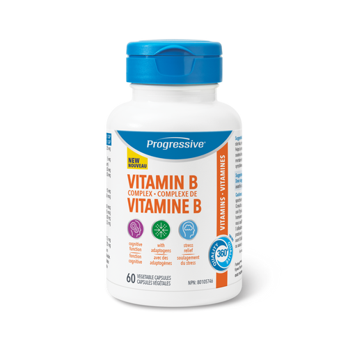 31002041 Progressive B-Complex with Rhodiola + L-Theanine 60 Capsules PV9855_MAIN